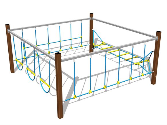 Opičí dráha - hnědá (v.p. 1 m)