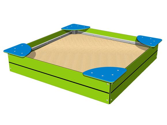 Pískoviště se sedáky 1,5x1,5 m PIP1515LB