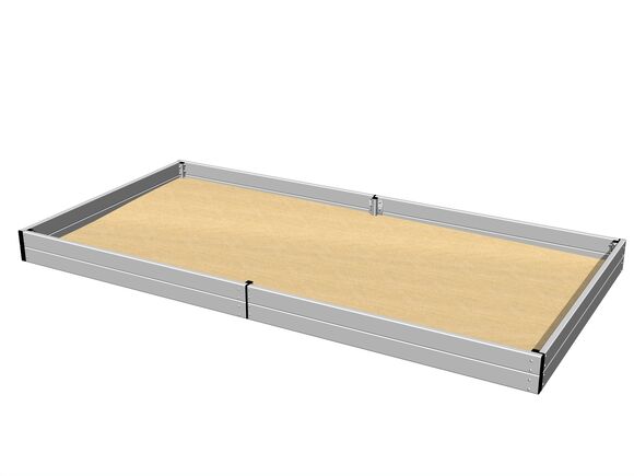 Pískoviště 4x2 m - stříbrná