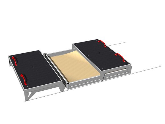 Pískoviště s posuvným krytem 2x2 m PK220KS - stříbrná