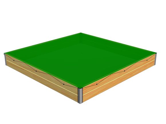 Plachta na zakrytí pískoviště 2x2 m PZ220D