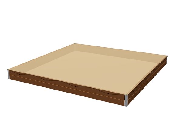 Plachta na zakrytí pískoviště 3x3 m PZ332K