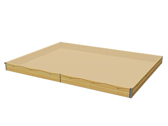 Plachta na zakrytí pískoviště 4x3 m PZ432D