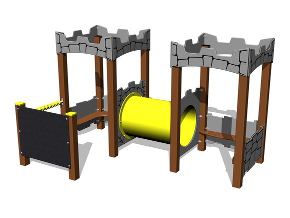 Průlezka - Domeček DO350KW - hnědá