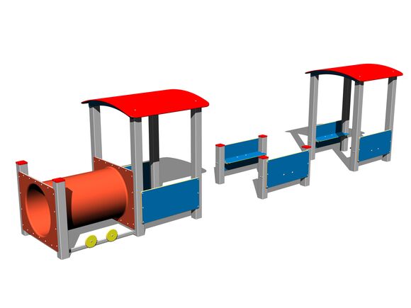 Průlezka - Vláček VL110KS - stříbrný