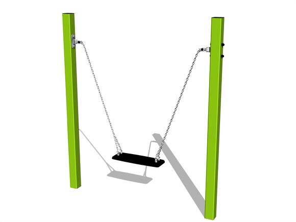 Řetězová houpačka MINI - limetková (v.p. 1,0 m)