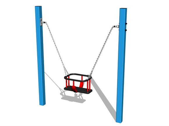 Řetězová houpačka MINI - modrá (v.p. 1,0 m)
