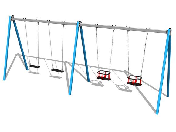 Řetězová čtyřhoupačka RH6412KB - modrá (v.p. 1,5 m)
