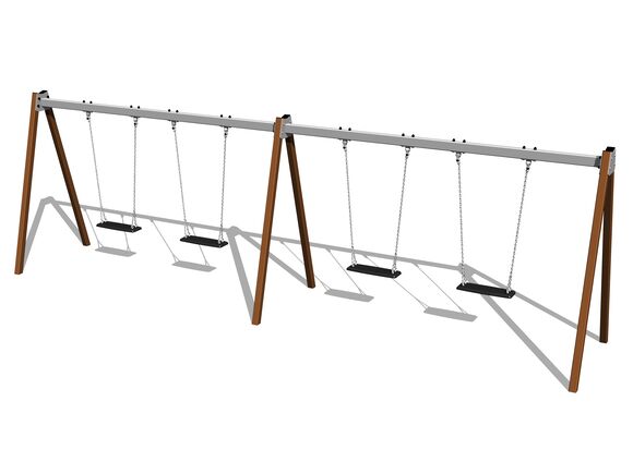 Řetězová čtyřhoupačka RH6411KW - hnědá (v.p. 1,0 m)