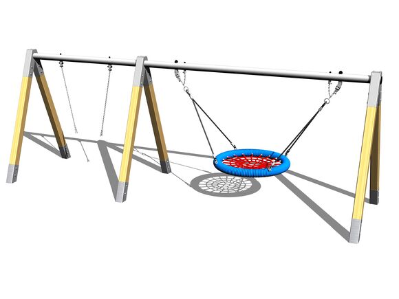 Řetězová dvojhoupačka RH220D (v.p. 1 m)