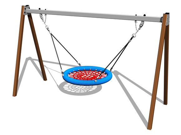 Řetězová houpačka Hnízdo RH6170KW - hnědá (v.p. 1 m)