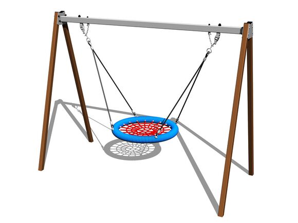 Řetězová houpačka Hnízdo RH6170KW - hnědá (v.p. 1,5 m)