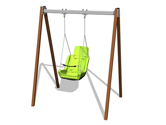 Řetězová houpačka RH6114KW - hnědá (v.p. 1,5 m)