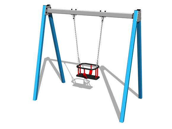 Řetězová houpačka RH6112KB - modrá (v.p. 1,0 m)