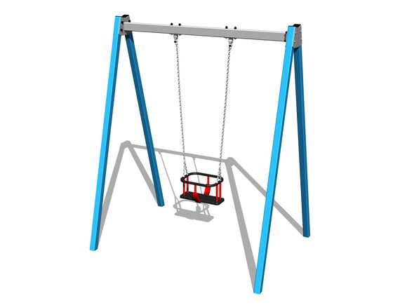 Řetězová houpačka RH6112KB - modrá (v.p. 1,5 m)