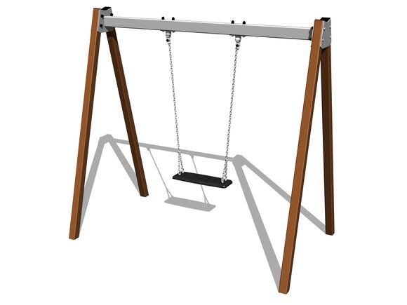 Řetězová houpačka RH6111KW - hnědá (v.p. 1,0 m)