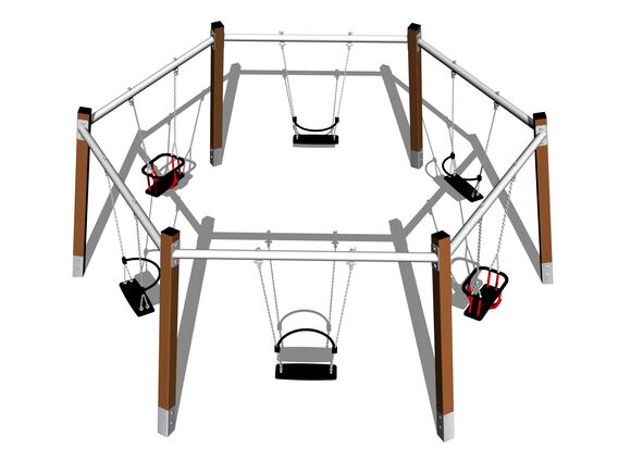 Řetězová skupinová šestihoupačka RH1610KW - hnědá