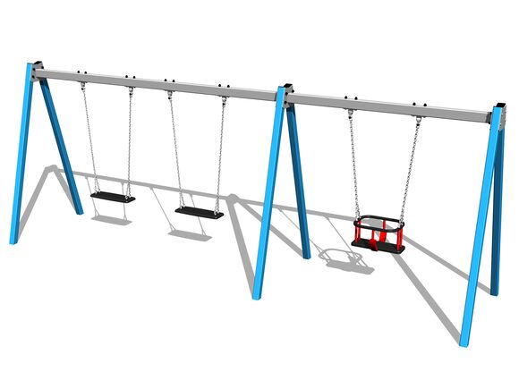Řetězová trojhoupačka RH6312KB - modrá (v.p. 1,0 m)