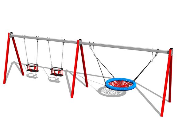 Řetězová trojhoupačka RH6323KR - červená (v.p. 1 m)