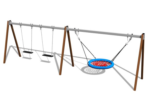 Řetězová trojhoupačka RH6321KW - hnědá (v.p. 1,0 m)