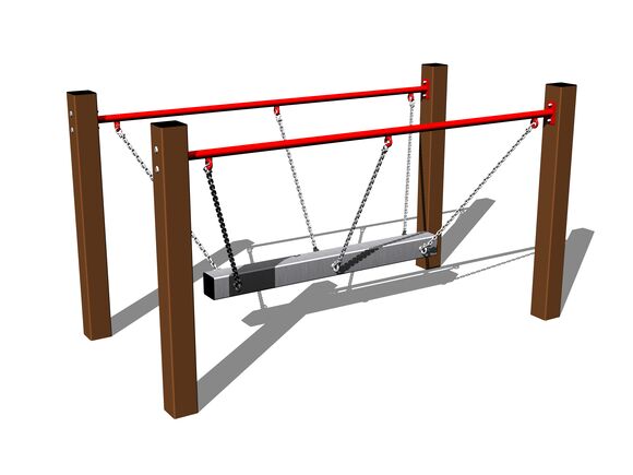 Řetězová lávka RL101KW - hnědá (v.p. 1 m)