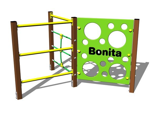 Šplhací sestava SS314KW - hnědá