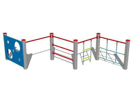 Šplhací sestava SS8505KS - stříbrná