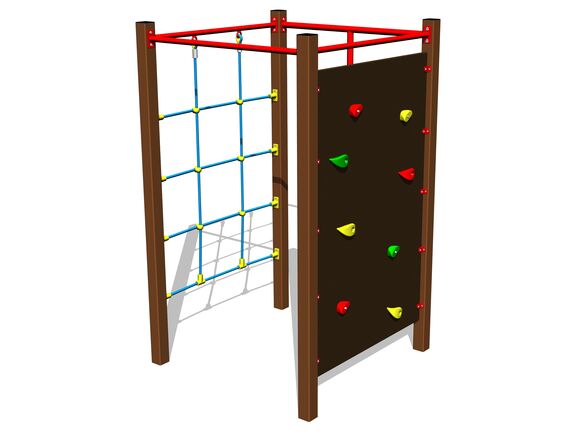 Šplhací sestava SS8405KW- hnědá