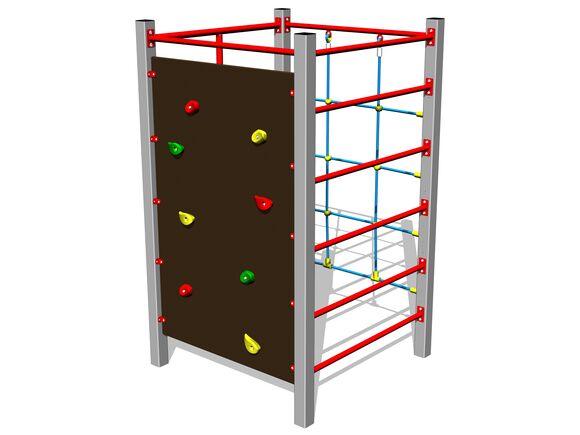 Šplhací sestava SS8409KS - stříbrná