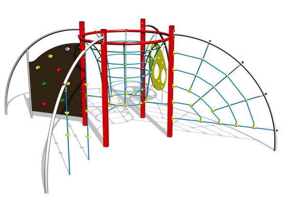 Šplhací sestava SS8502KR - červená