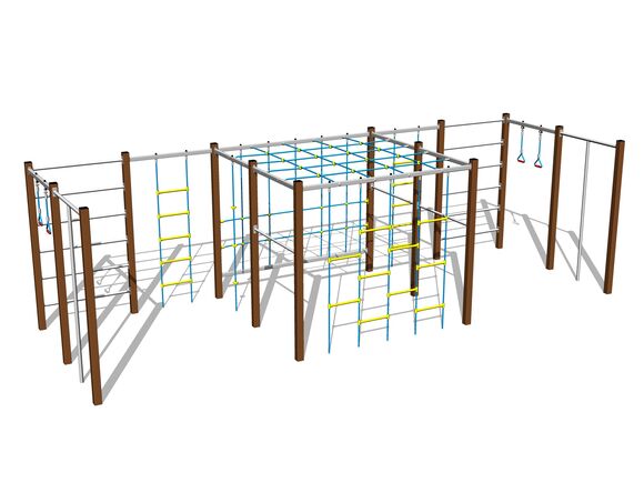 Šplhací sestava - hnědá