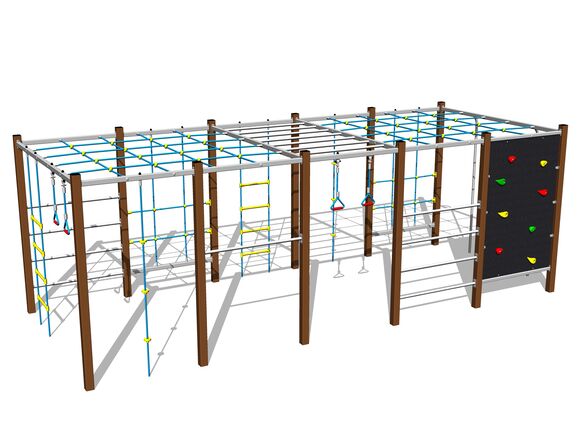 Šplhací sestava - hnědá