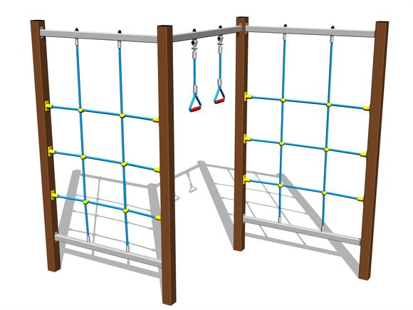 Šplhací sestava - hnědá