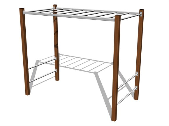 Šplhací sestava - hnědá