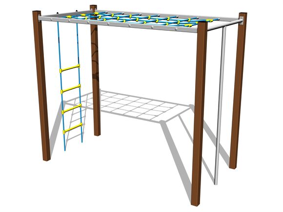 Šplhací sestava - hnědá