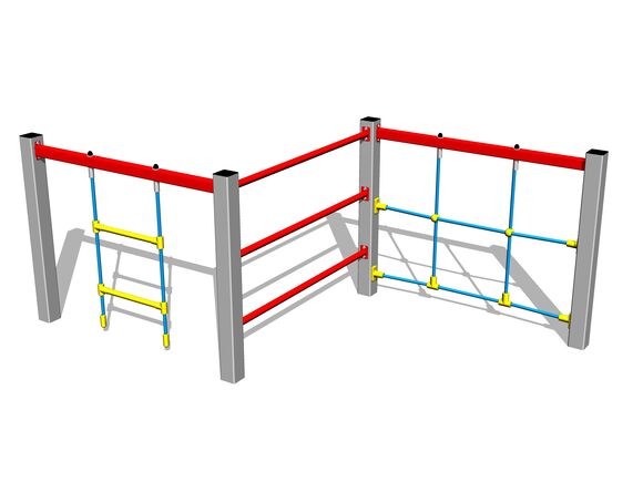 Šplhací sestava - stříbrná