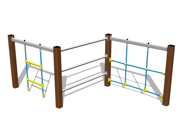 Šplhací sestava - hnědá
