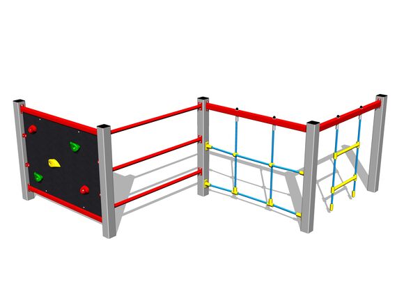 Šplhací sestava - stříbrná