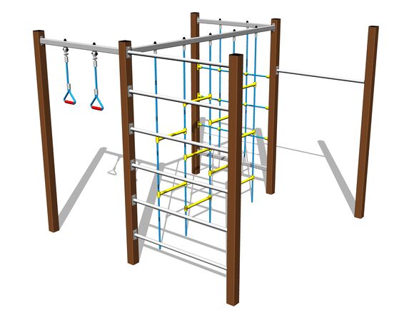 Šplhací sestava - hnědá