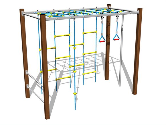 Šplhací sestava - hnědá
