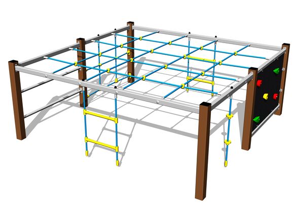 Šplhací sestava - hnědá