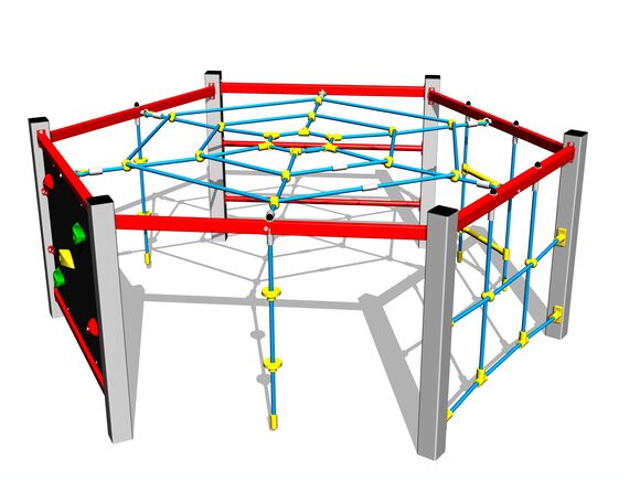 Šplhací sestava - stříbrná
