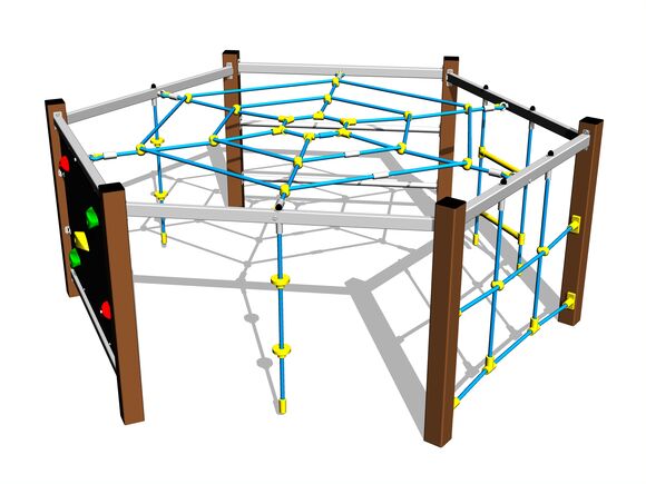 Šplhací sestava - hnědá
