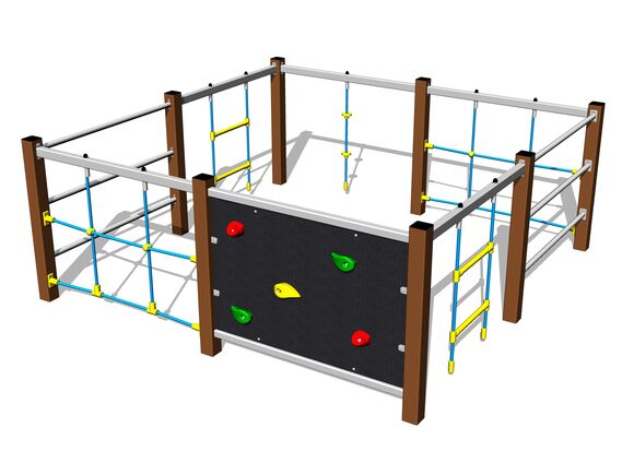 Šplhací sestava - hnědá