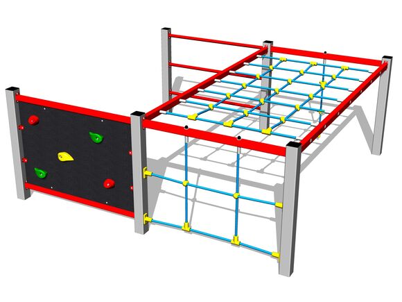 Šplhací sestava - stříbrná