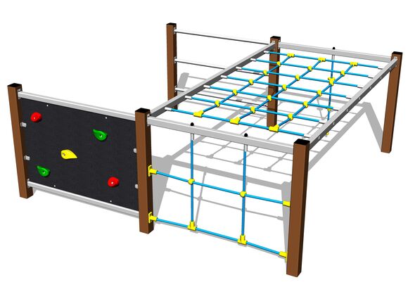 Šplhací sestava - hnědá