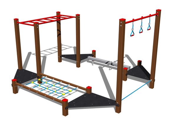 Stezka dovednosti SD104KW - hnědá