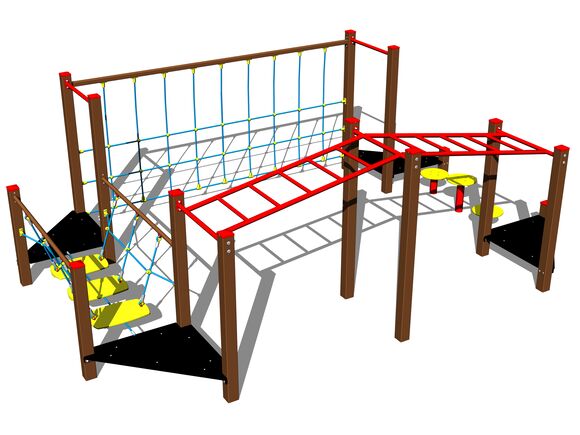 Stezka dovednosti SD107KW - hnědá