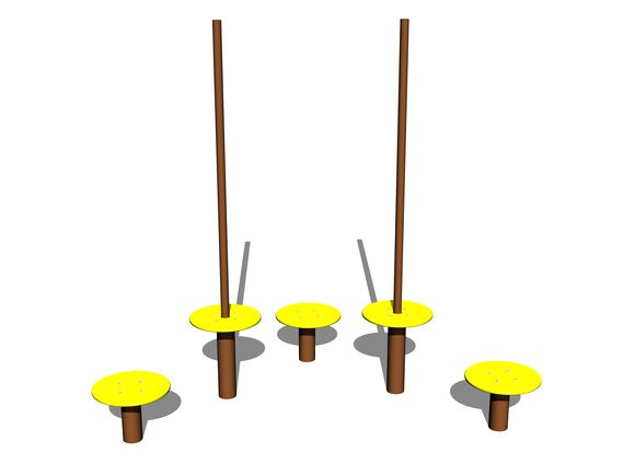 Stezka dovednosti SD113KW - hnědá