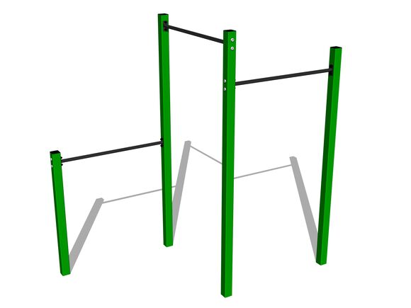 Street workoutová sestava WS8003GD - zelená